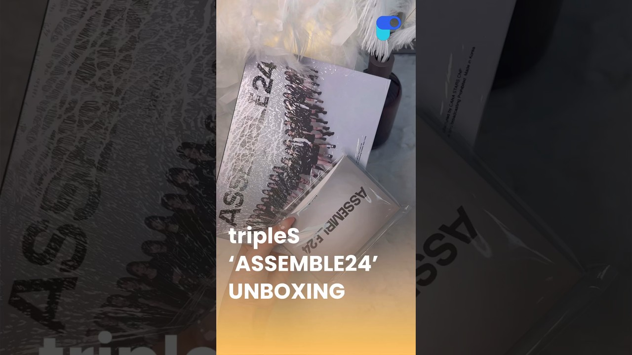 tripleS [ASSEMBLE24] UNBOXING 🫶#tripleS #트리플에스 #ASSEMBLE24 #Girls_BBBNever_Die #fyp  #kaddy