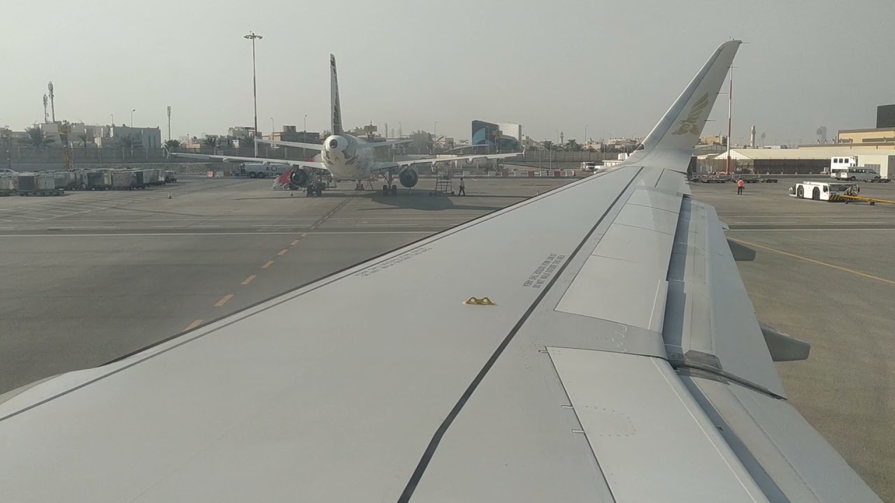 A320neo Gulf Air - Take off from Manama (BAH)