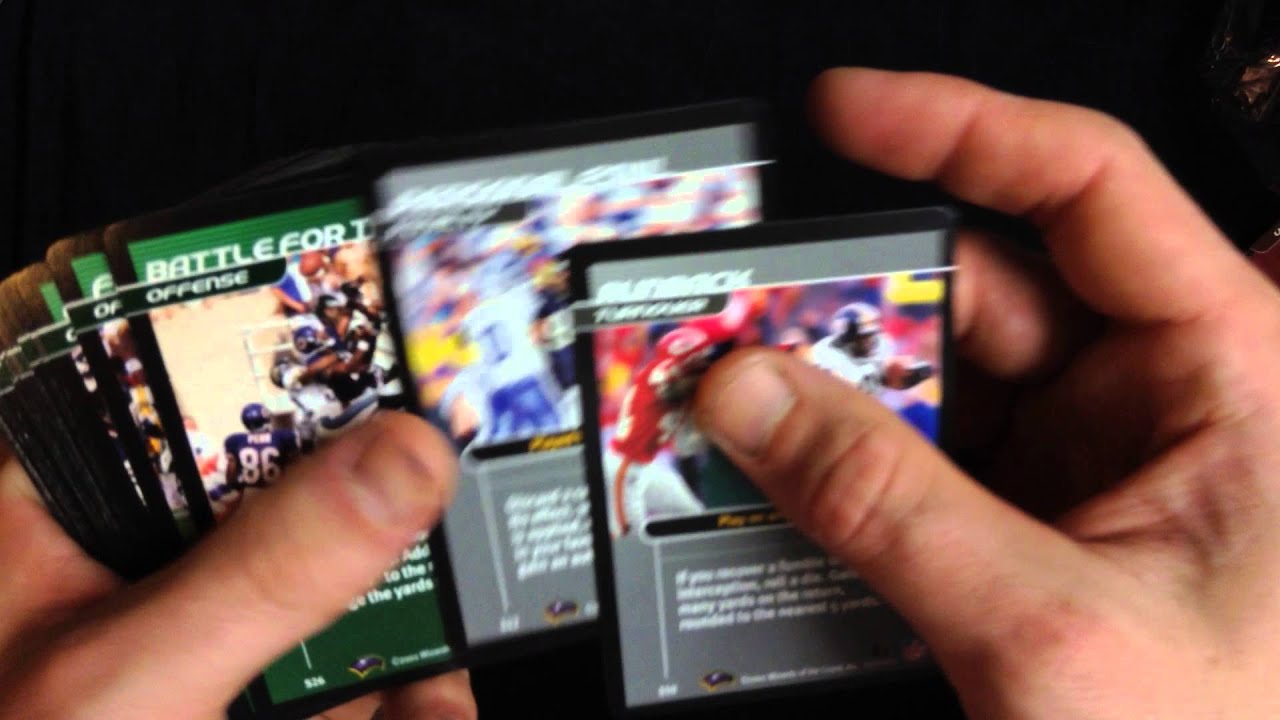 NFL Showdown 2002 Card Game Unboxing