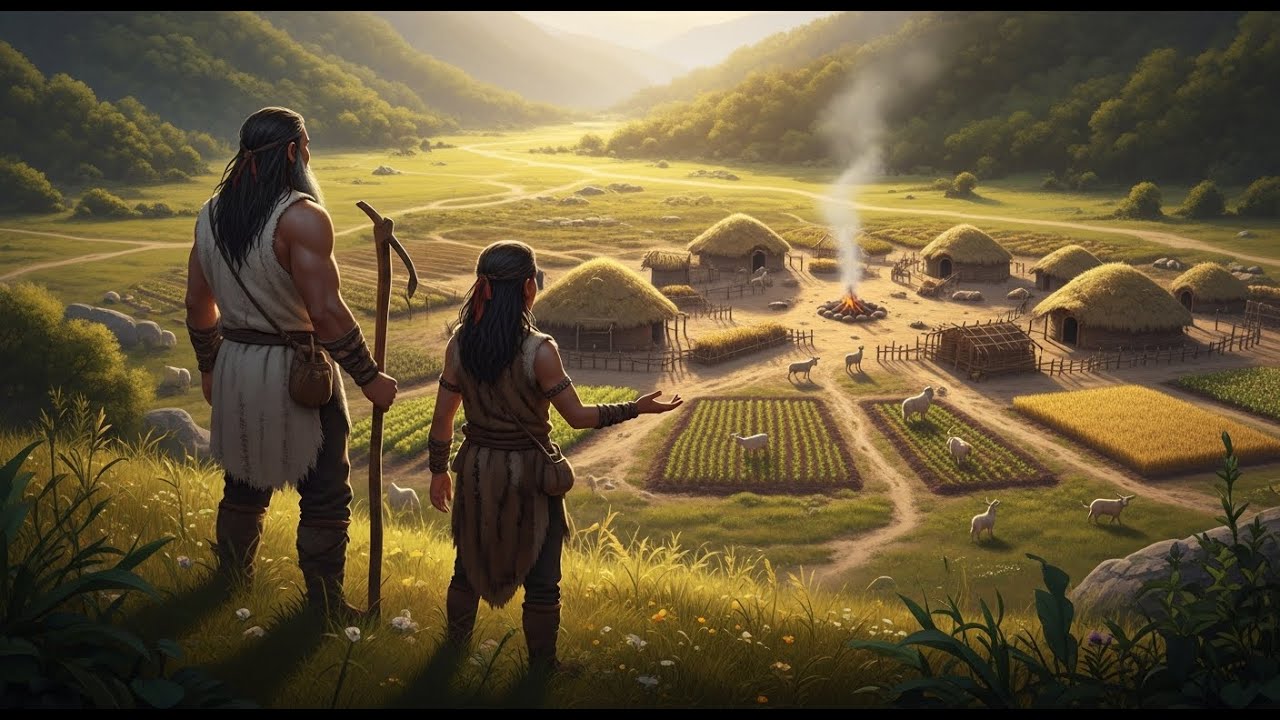 Uncover the Epic Origins: Dawn of Farming: Kaelo, Zanthu, and the First Human Village