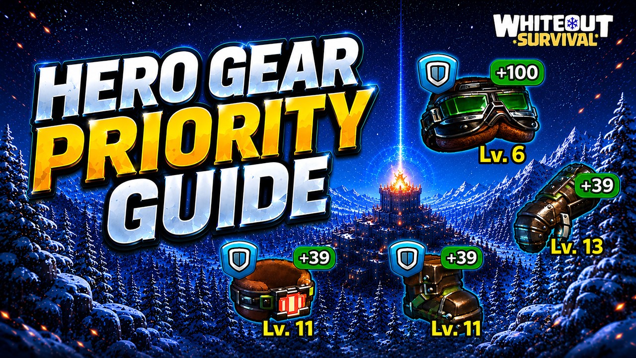 Hero Gear Priority Guide &mdash; Get Stronger FAST in Whiteout Survival