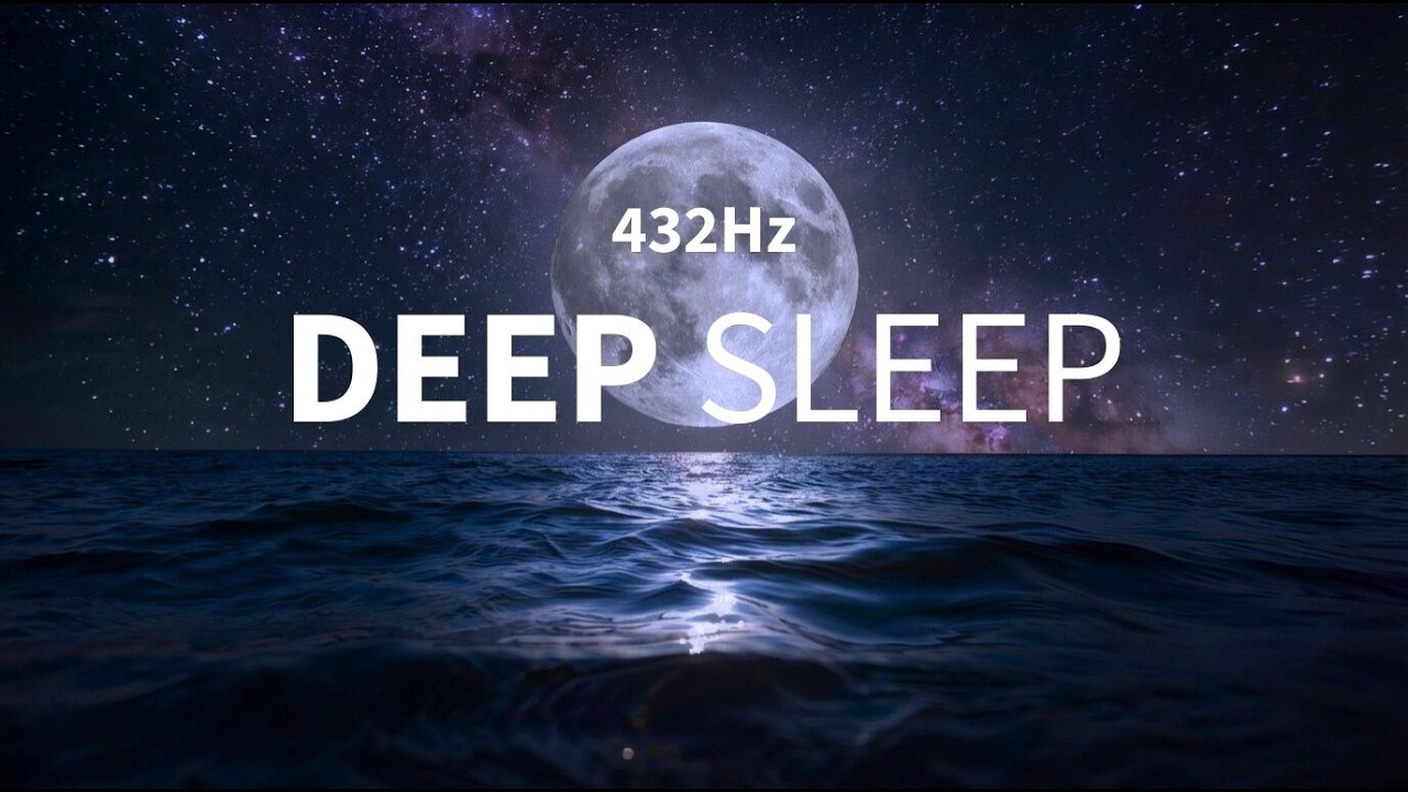 432Hz DEEP Healing Sleep｜Stargazing & Calm Ocean  Ambience | 9 Hours
