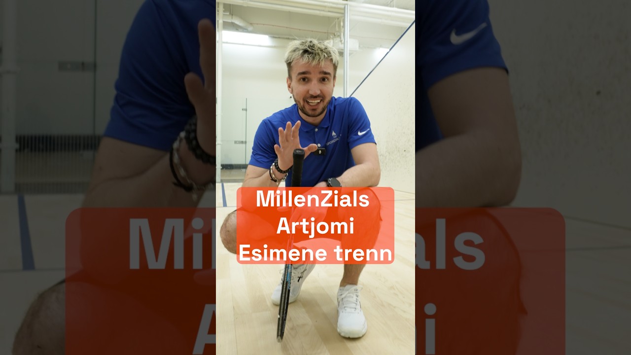 Artjomi esimene squashi trenn!