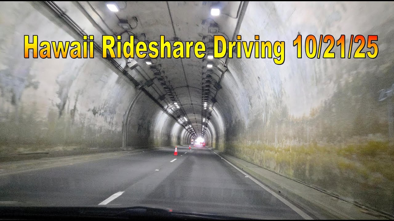 Hawaii Rideshare Driving 10/21/25 in Honolulu, Oahu, Hawaii