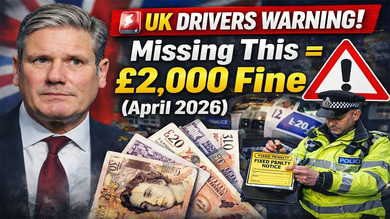 🚨 UK Drivers ALERT &ndash; April 2026 Law Update &ndash; Miss This & Pay &pound;2,000 Fine