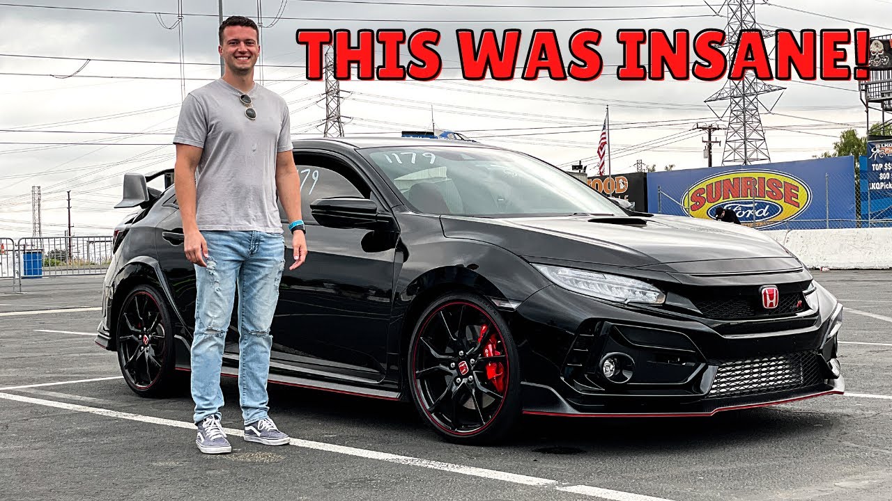 DRAG RACING my TUNED Civic Type R at a CRAZY Elite Tuner Event!