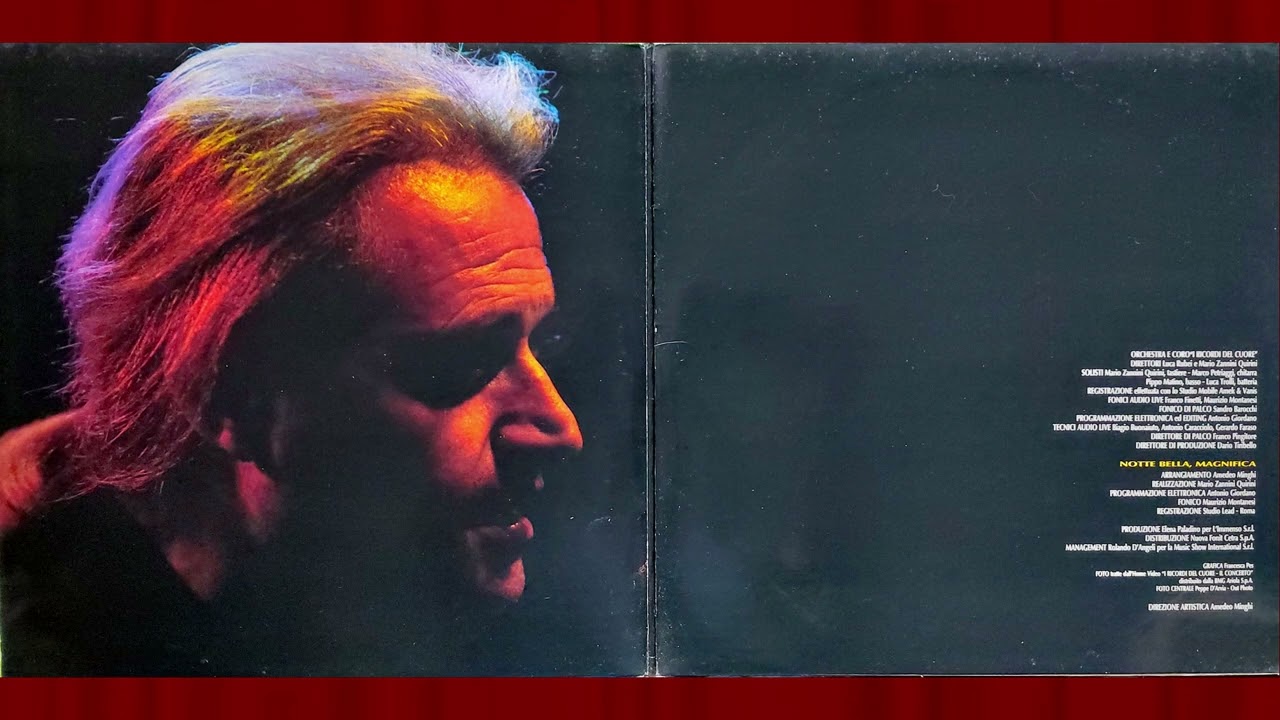 Amedeo Minghi - Qualcosa di lei - 1993 live dallo Stadio Olimpico - LP remastering