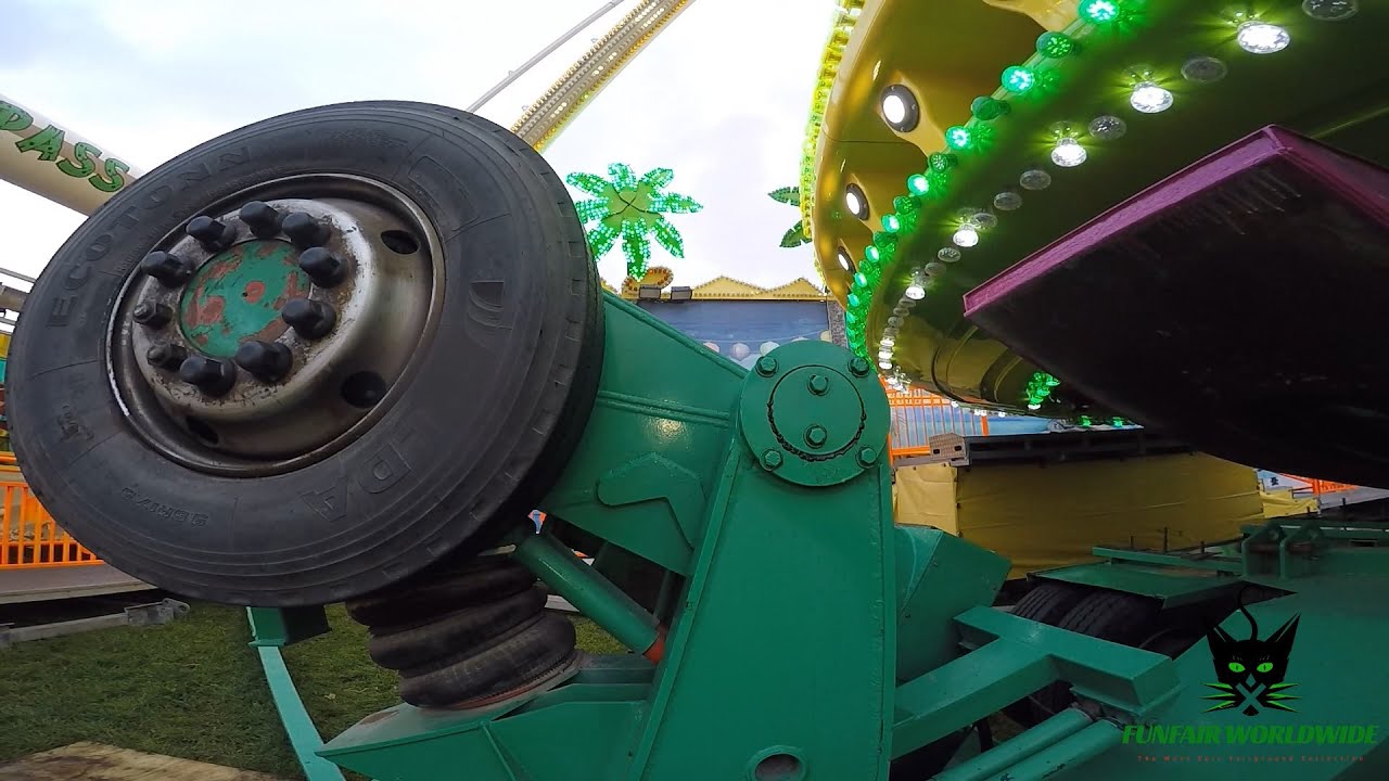 Huss Ride Power Engine Drive POV: Unleash the FRISBEE Madness! 🇬🇧