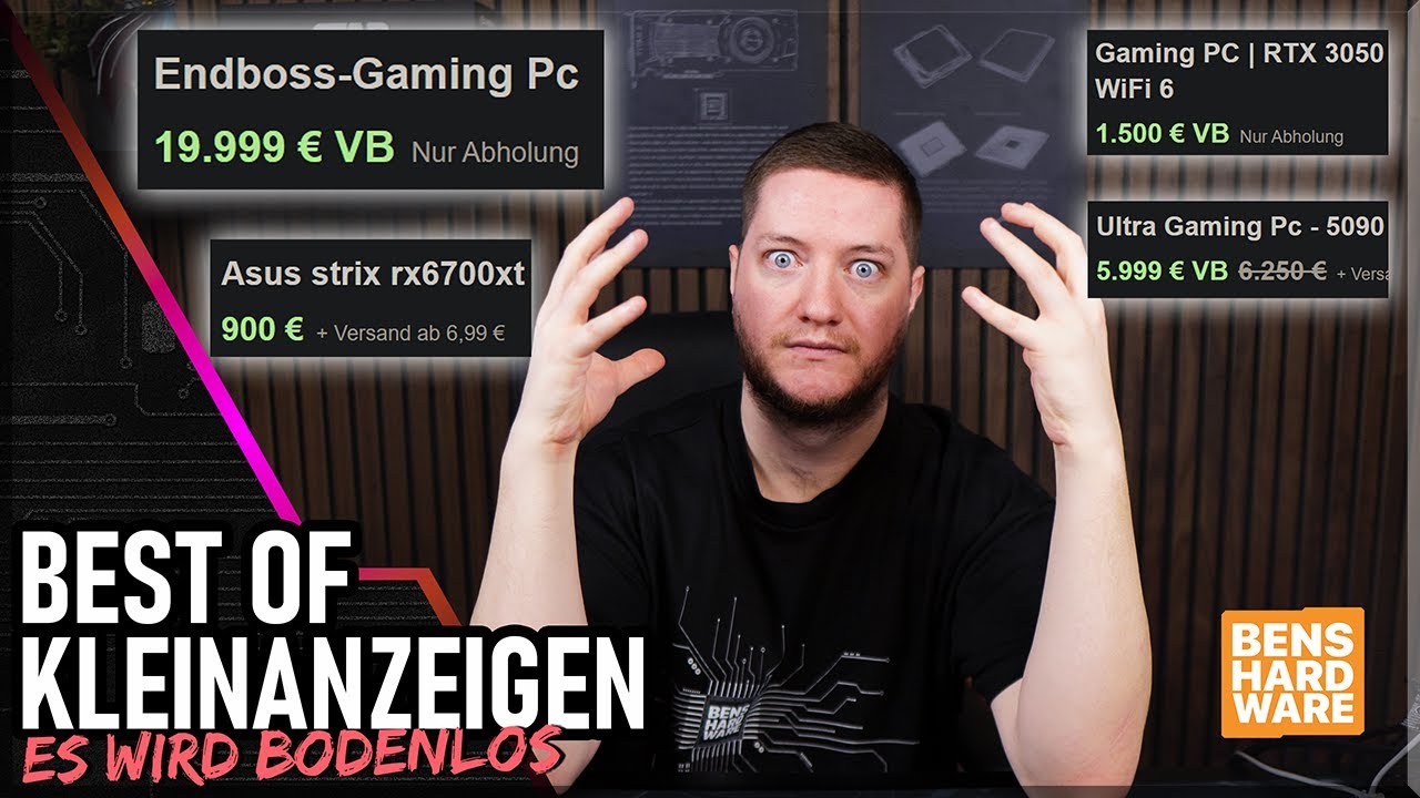 20000€ ENDBOSS PC und ÜBER 3000€ AUFPREIS für GEBRAUCHTES SYSTEM!? Was passiert auf KLEINANZEIGEN?