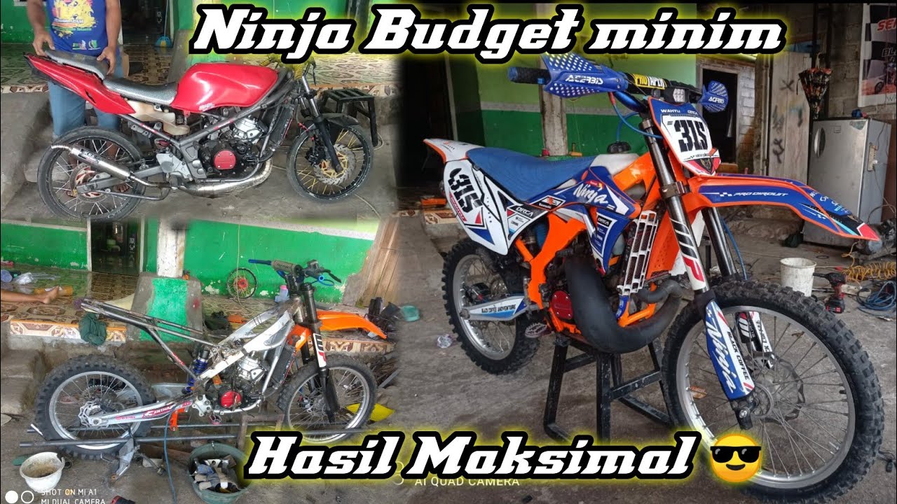 Modif Ninja rr Jadi Trail Body Gordon