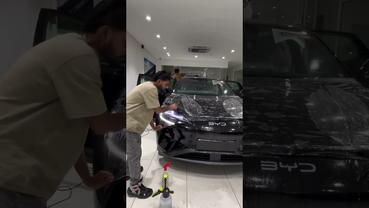 garware plus ppf for BYD in dragon ppf 🐲 in detailing devils 😈#ppfprotection #automobile