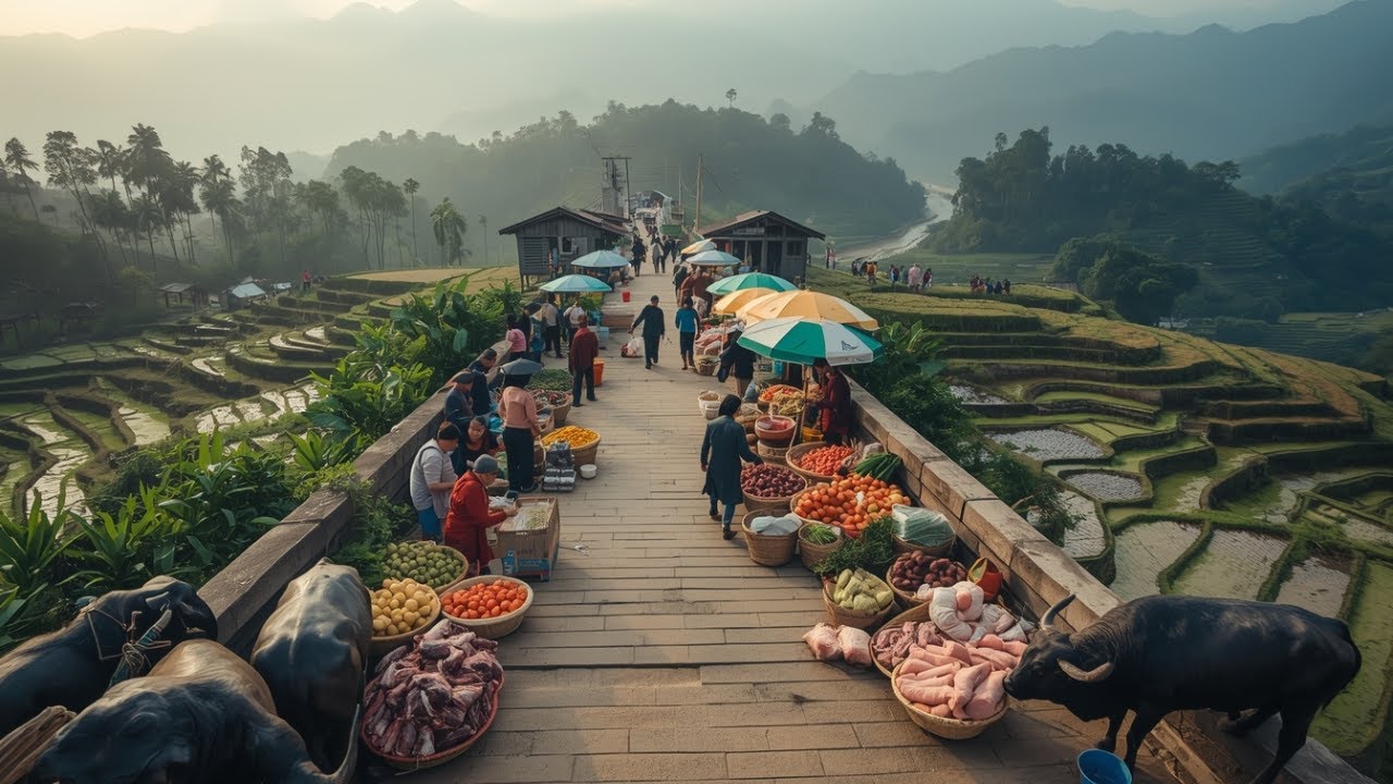 Hang Market EXPLODES at Start of 2026 with Record Crowds and Goods | Rural Market | Mountain Market