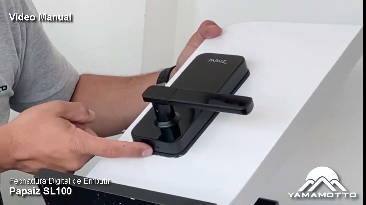 Como Configurar a Fechadura Digital de Embutir Papaiz SL100
