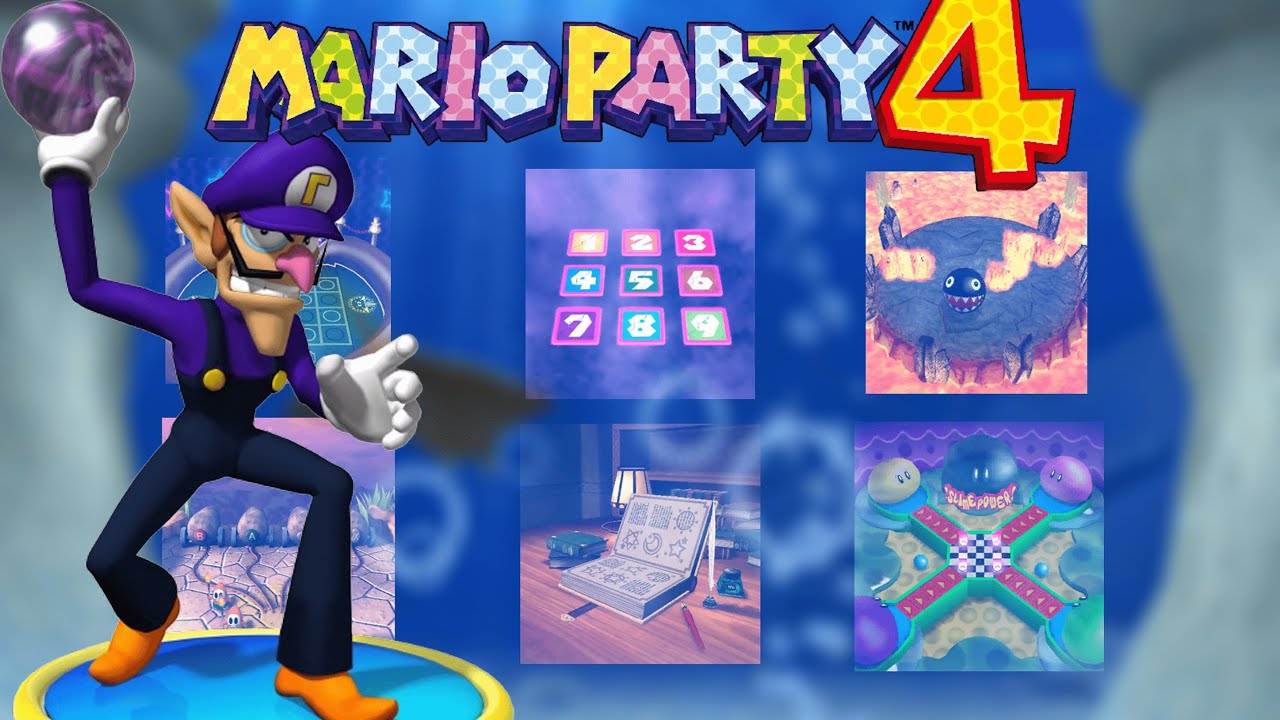 Mario Party 4 All 60 Minigames (GameCube)