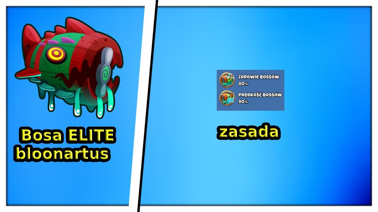 Bloons TD 6 kolejny odcinek z Bosa ELITE bloonartus zasada zdrowie bossów 80% 😊