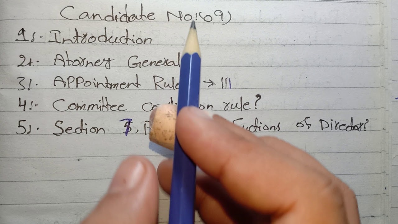 Anticorruption Interview Questions/Preparation Inspector BPS-16 Anticorruption Department.