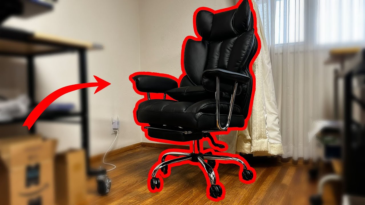 HONEST Review of the Efomao Desk Office Chair With Leg Rest and Lumbar Support