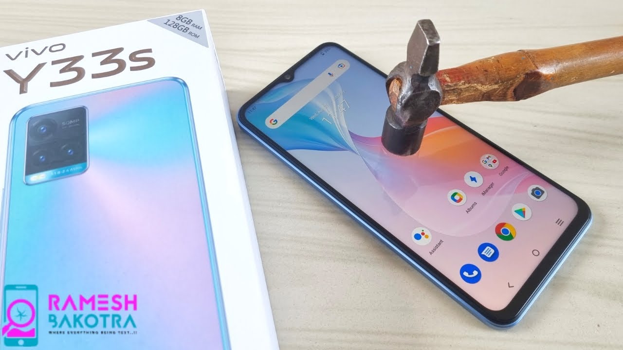 Vivo Y33s Screen Scratch test