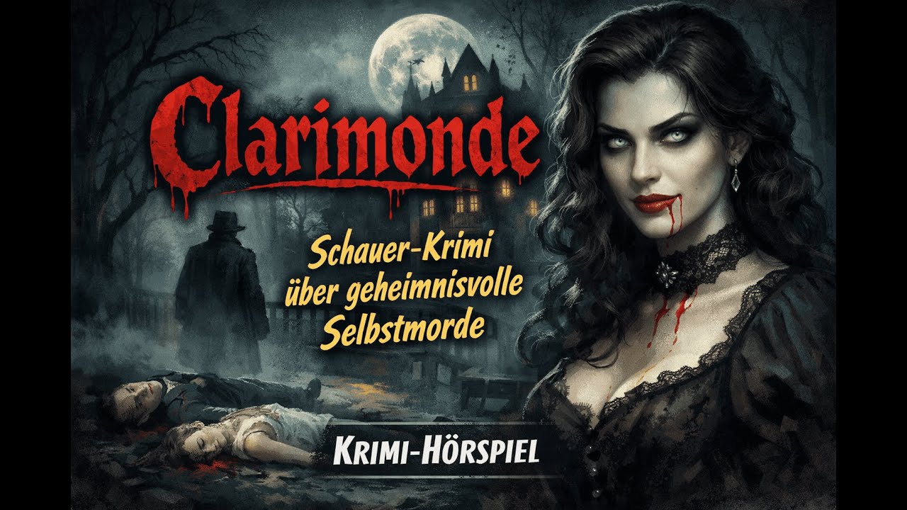 Clarimonde – Schauer-Krimi über geheimnisvolle Selbstmorde | Krimi-Hörspiel