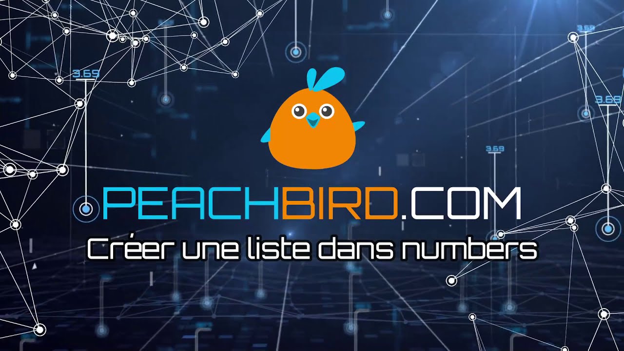 Réaliser une liste de commande avec Numbers (MAC)