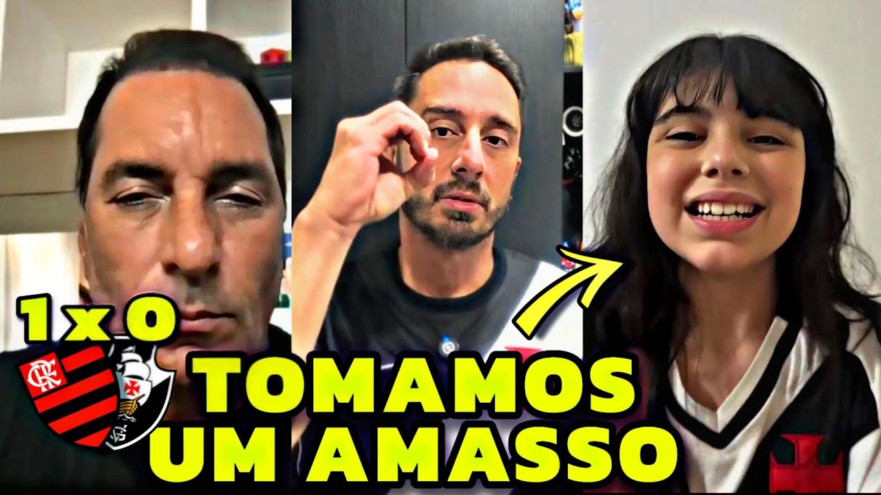 REAÇÕES VASCAÍNAS APÓS PERDER PARA O FLAMENGO E TOMAR UM AMASSO HISTÓRICO 