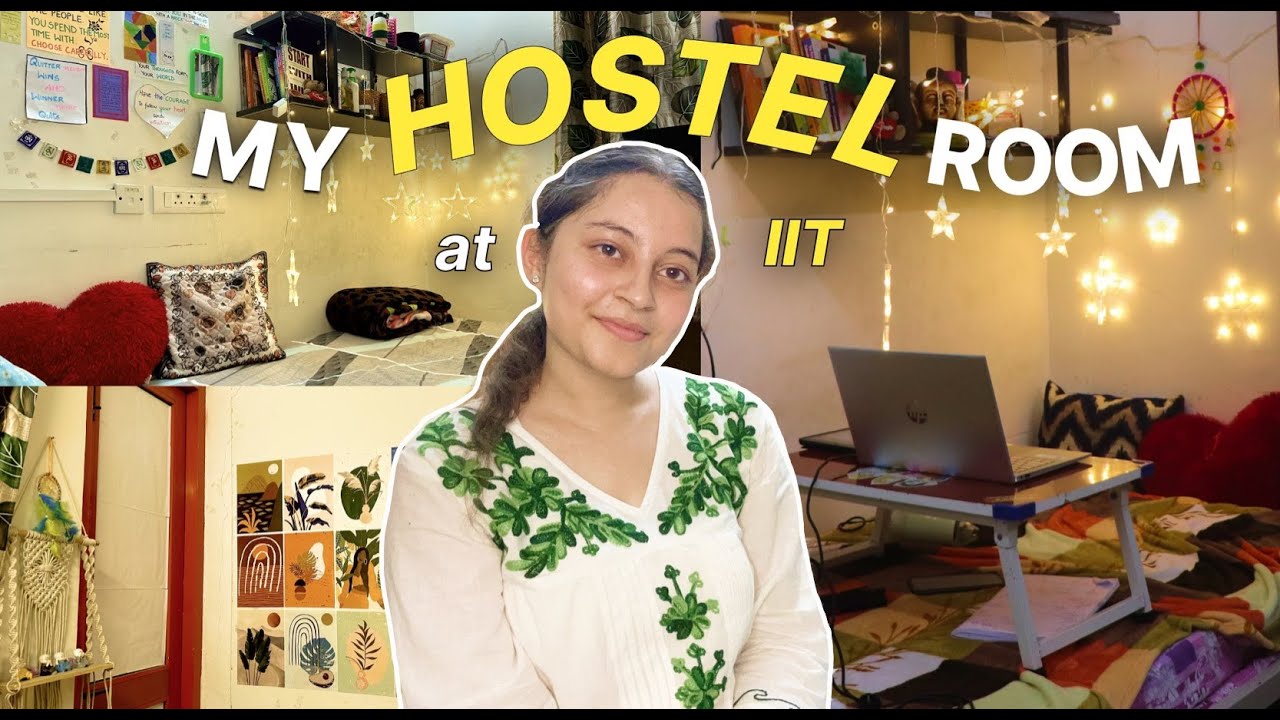 Inside My IIT Hostel Room |  Balcony , WiFi🛜,Study space📚