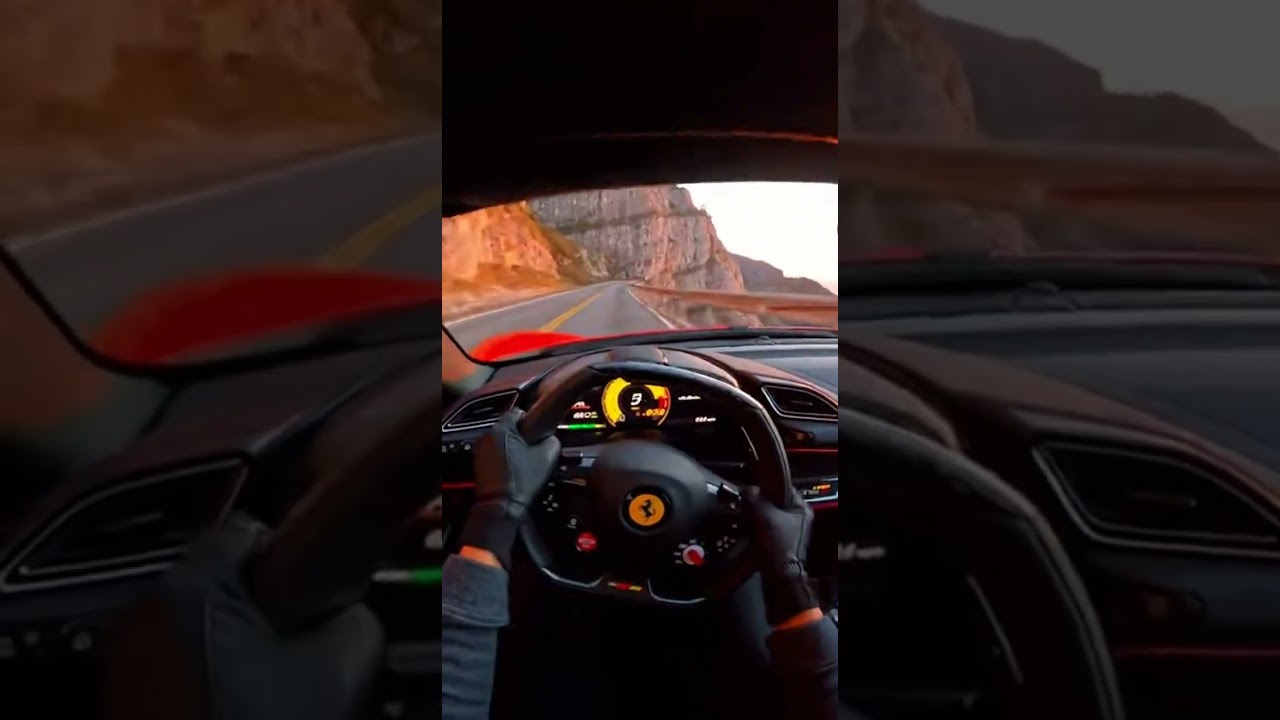 POV: Hybrid Boost on a Cliff Road 😱 