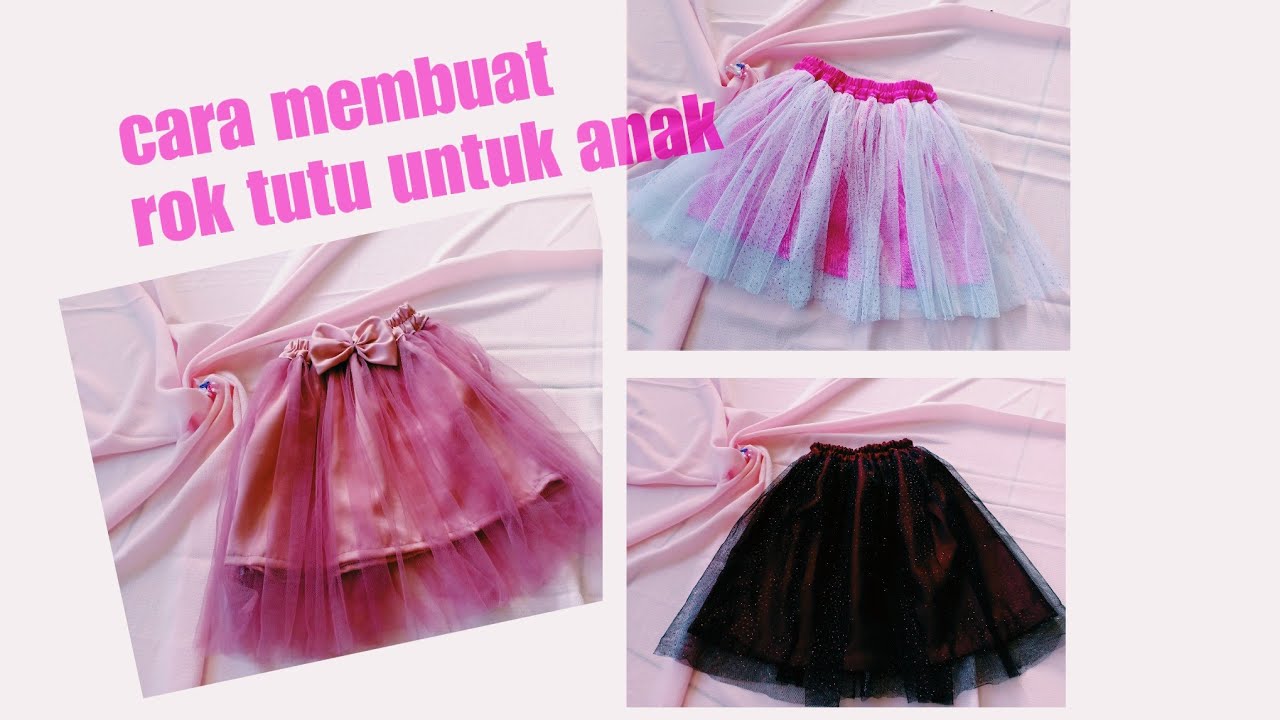 DIY | Cara Membuat Rok Tutu anak lucu 😍😍