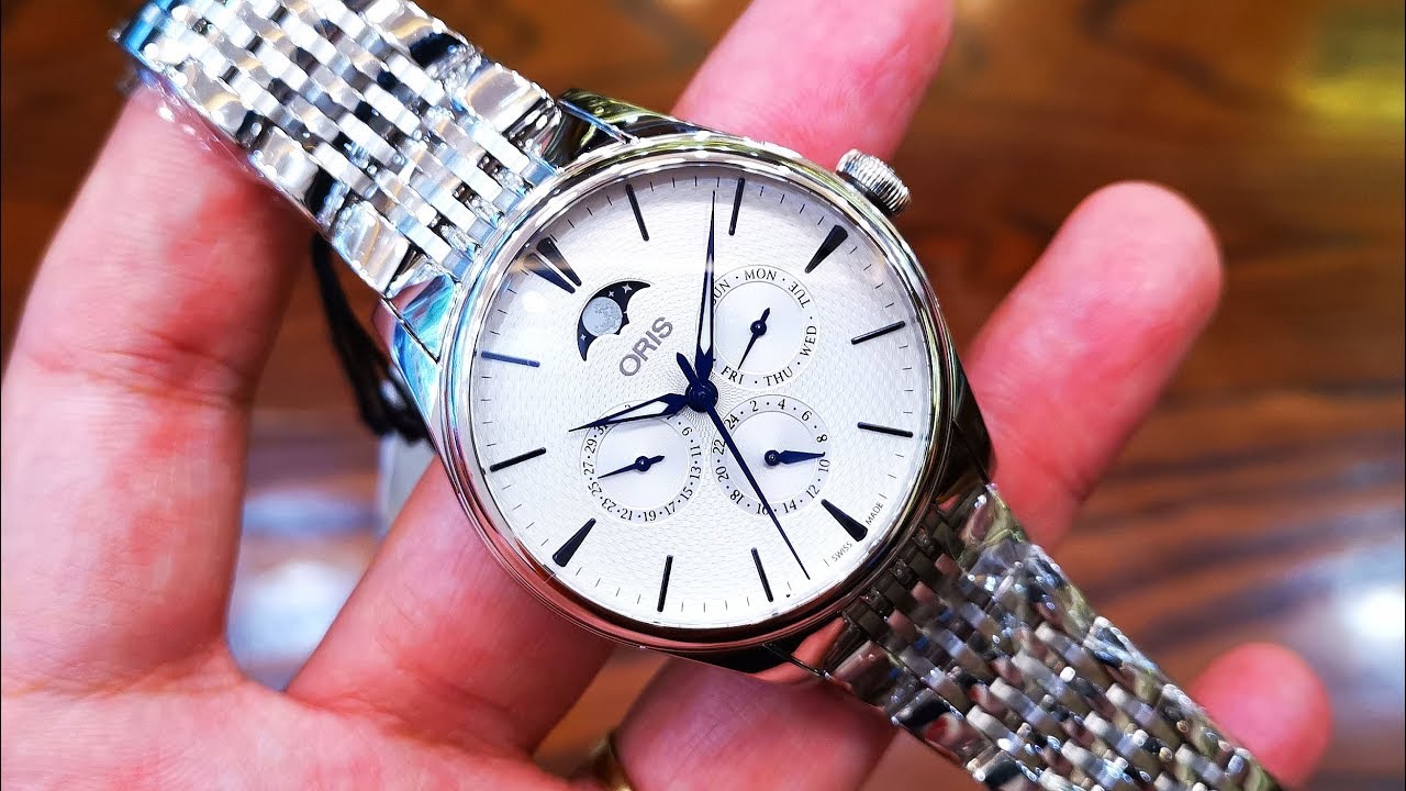 [Review Đồng Hồ] Oris Artelier Moonphase Complication 0178177294051-0782179 | ICS Authentic