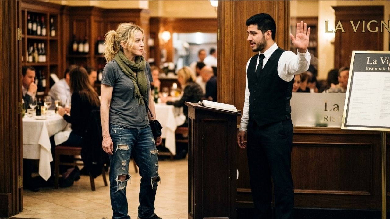 Waiter REFUSED to serve Madonna — what happened 10 minutes later SHOCKED everyone