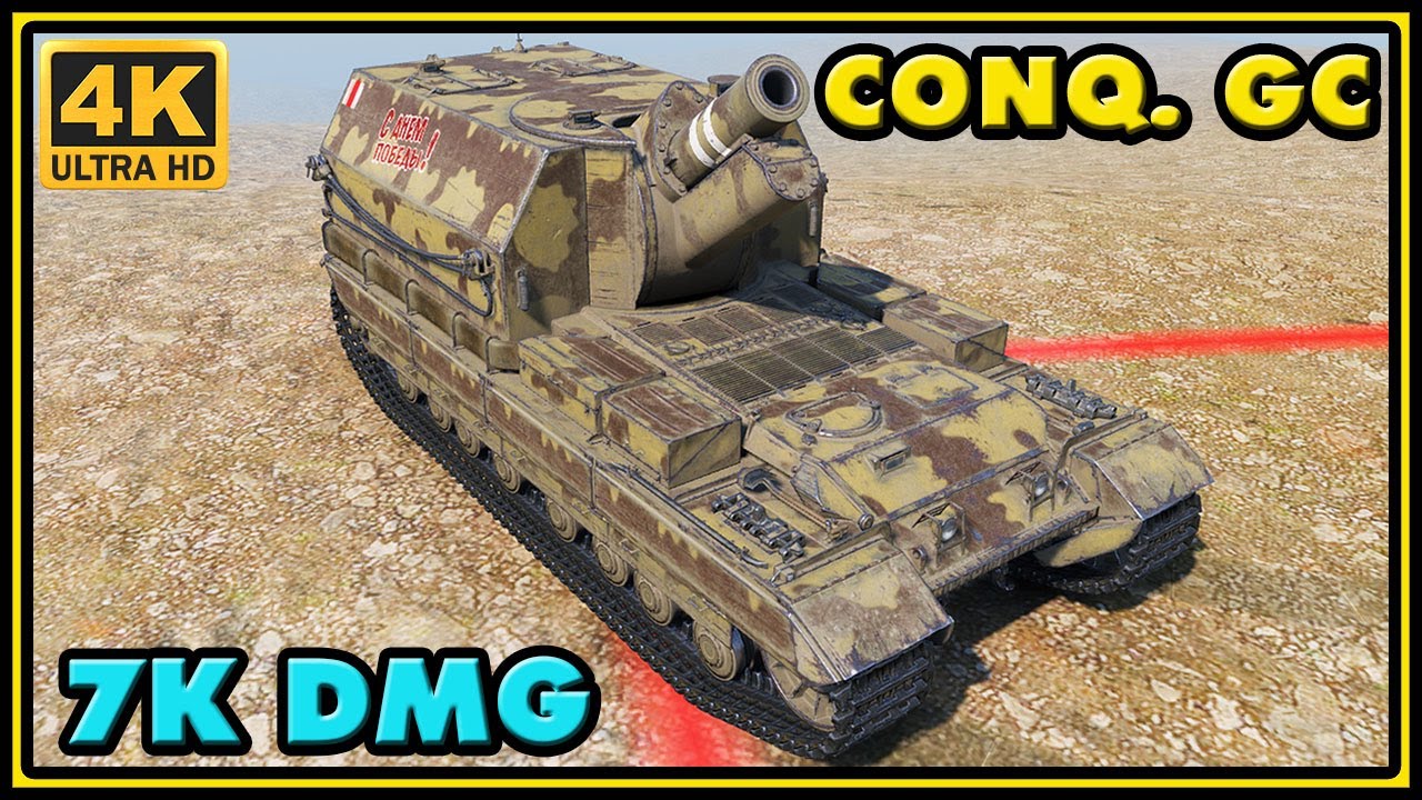 Conqueror GC - 7 Kills - 7K Damage - World of Tanks Gameplay