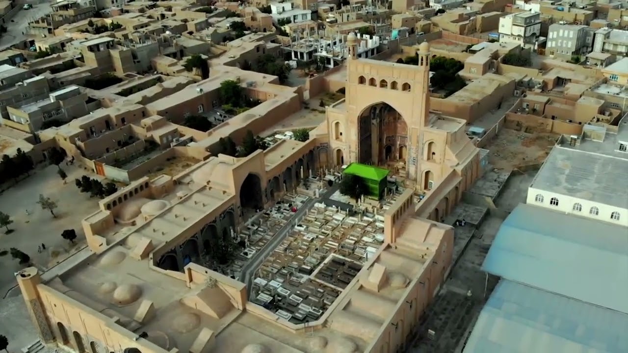 تصاویرهوایی از آرامگاه خواجه عبدالله انصاری Aerial images of the tomb of Khwaja Abdullah Ansari in
