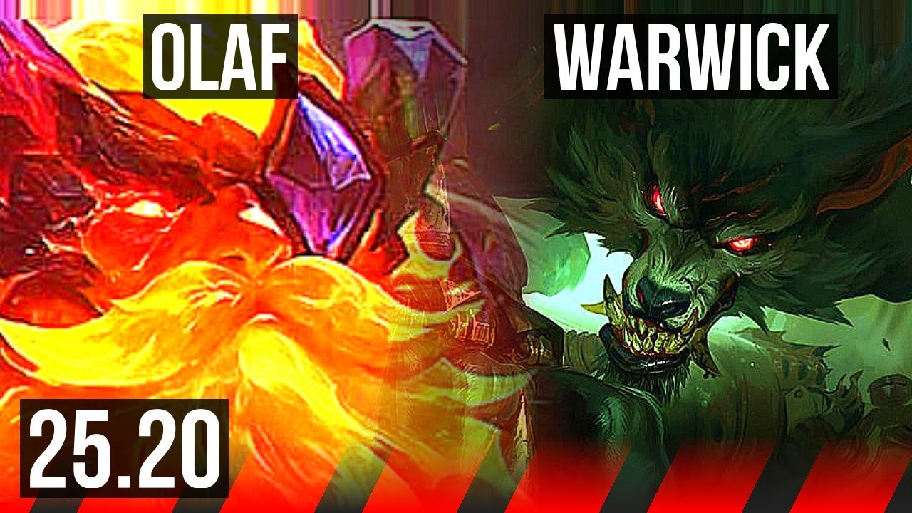 OLAF vs WARWICK (TOP) | Penta, 19/3/10, Legendary | KR Master | 25.20