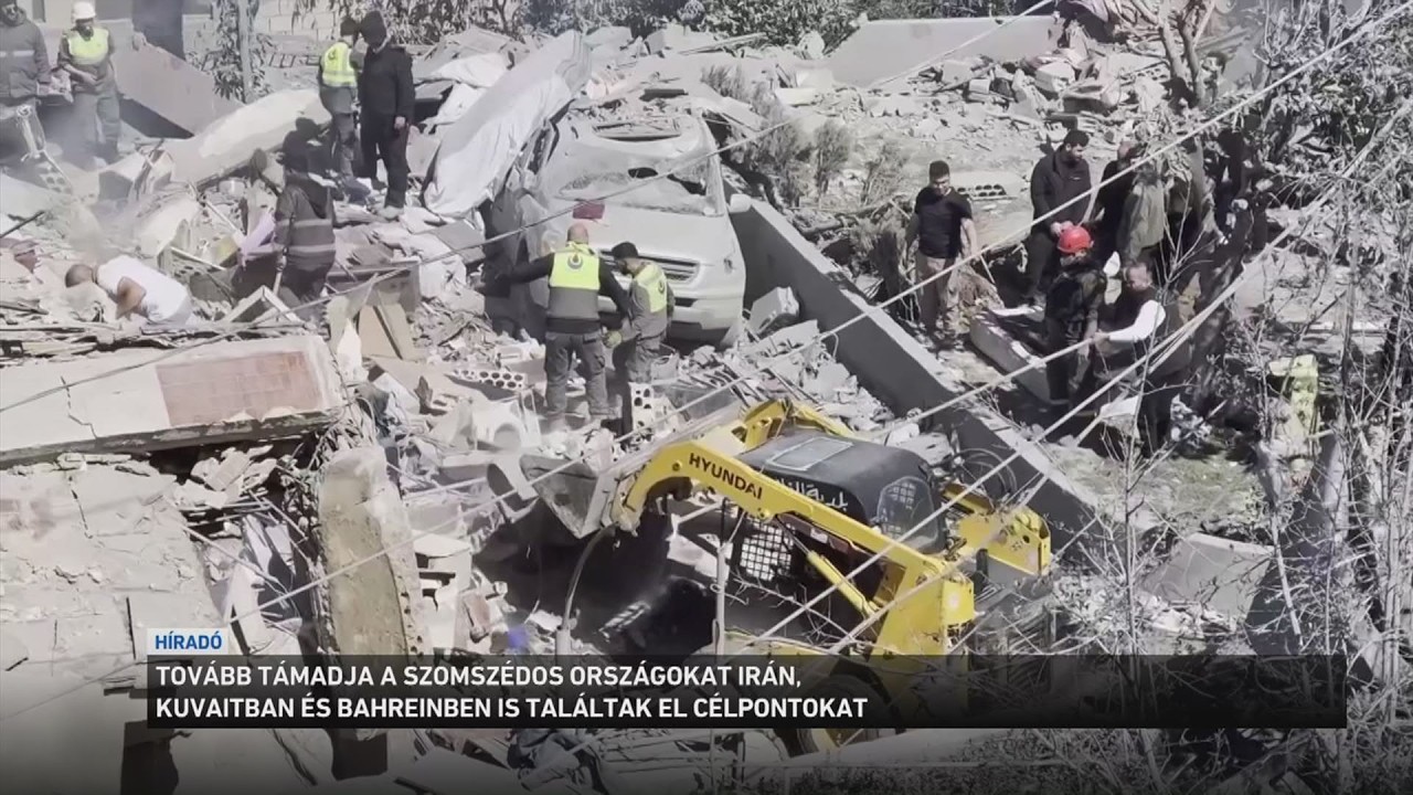 Irán továbbra is légicsapásokat indít szomszédai ellen