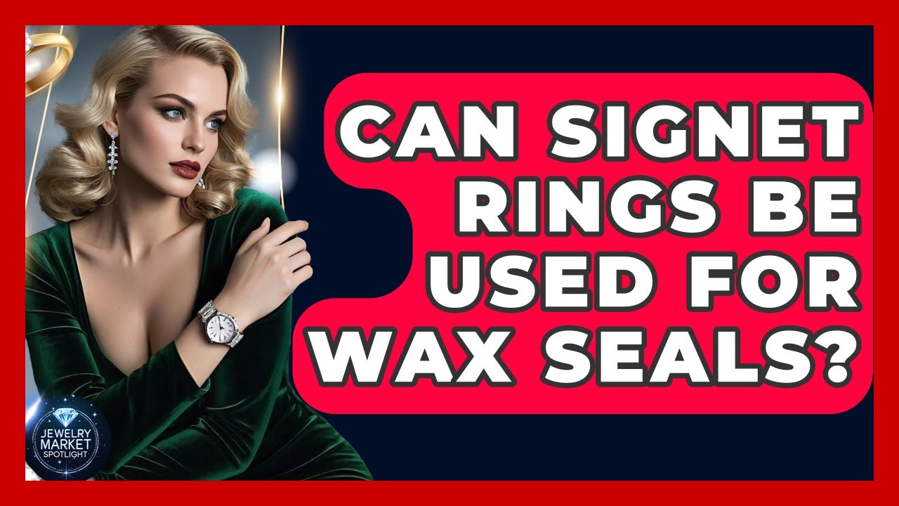 Can Signet Rings Be Used For Wax Seals? - Jewelry Market Spotlight