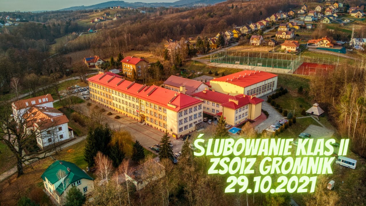 Ślubowanie klas II. ZSOIZ Gromnik.