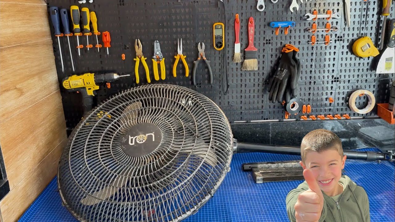 CONSERTO DO VENTILADOR GIGANTE TRON 