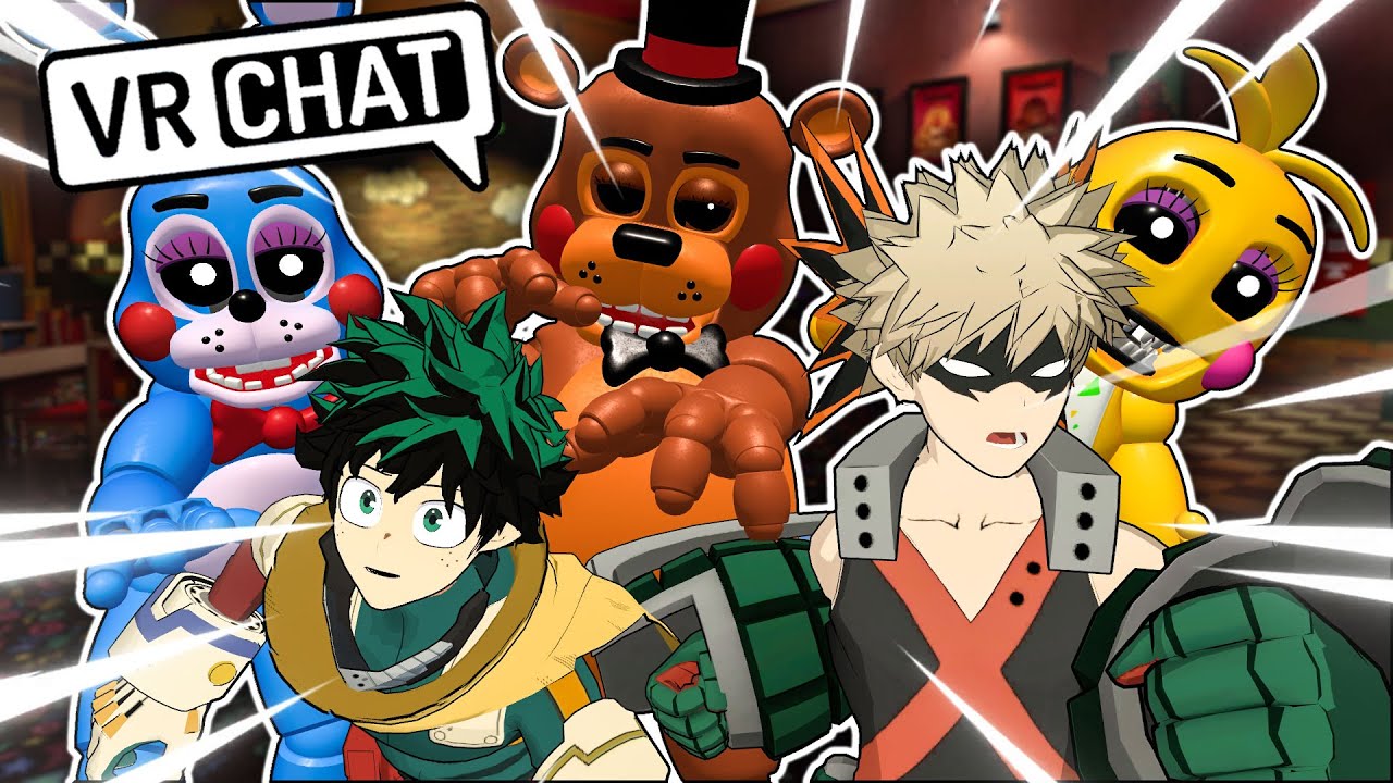 Deku Spends Five Nights at Freddy's!.. 2!! (mha vr)