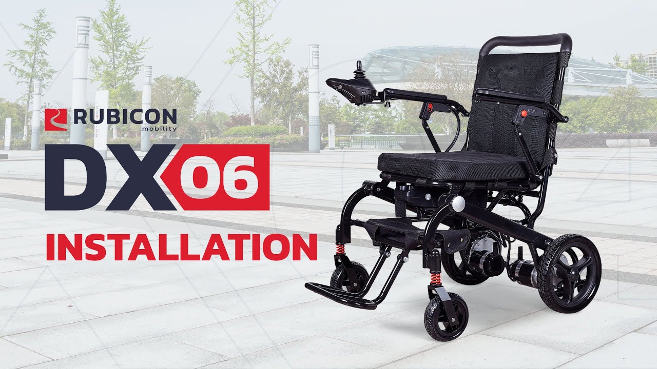 Rubicon | D6 | BC5516 | Super Lightweight Electric Wheelchair Installation / Assembly
