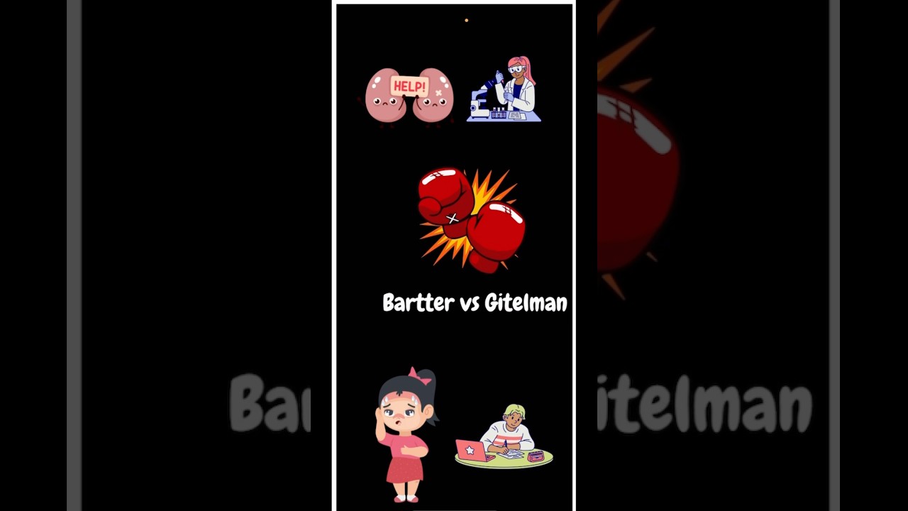 Bartter vs Gitelman Syndrome #dch #mrcpch #dnb #md #renal #paediatrics