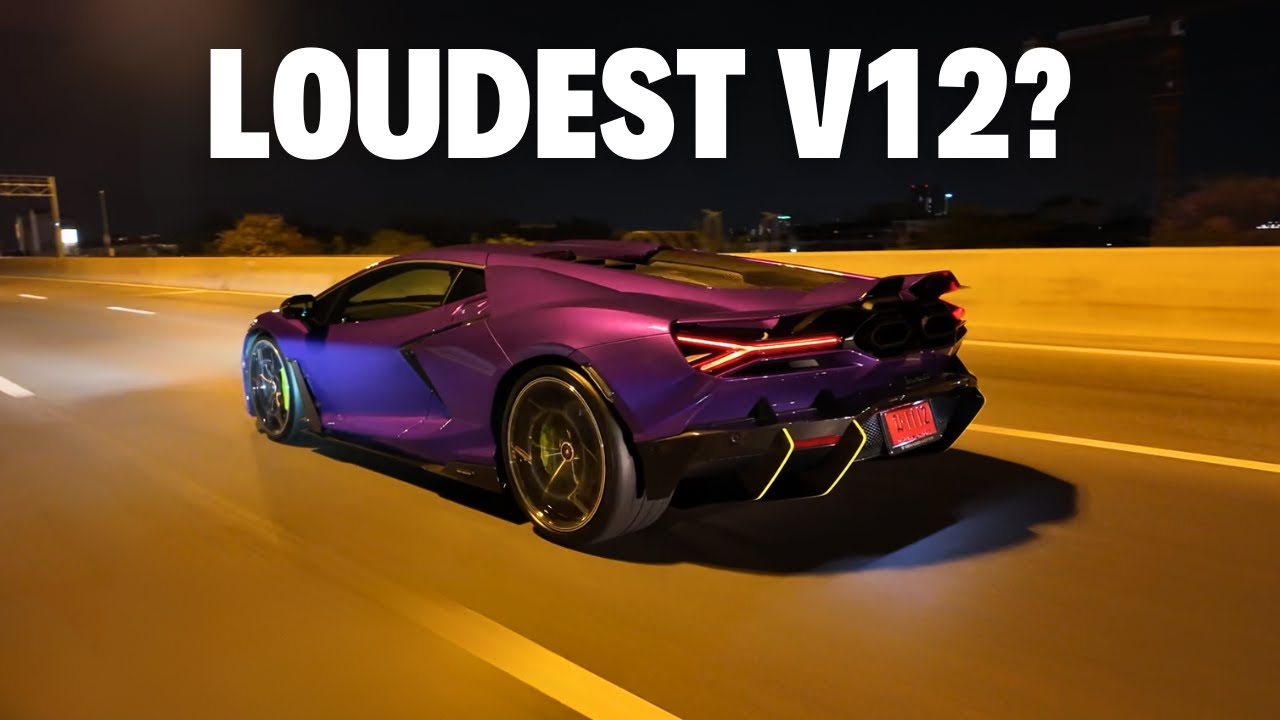 Мы прокатились по Бангкоку на Lamborghini Revuelto стоимостью 1,8 млн долларов (1000 л.с.)