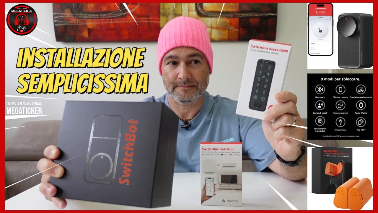 La SERRATURA SMART più Semplice da Installare : SwitchBot Lock Pro  Tutorial di Montaggio e Prova