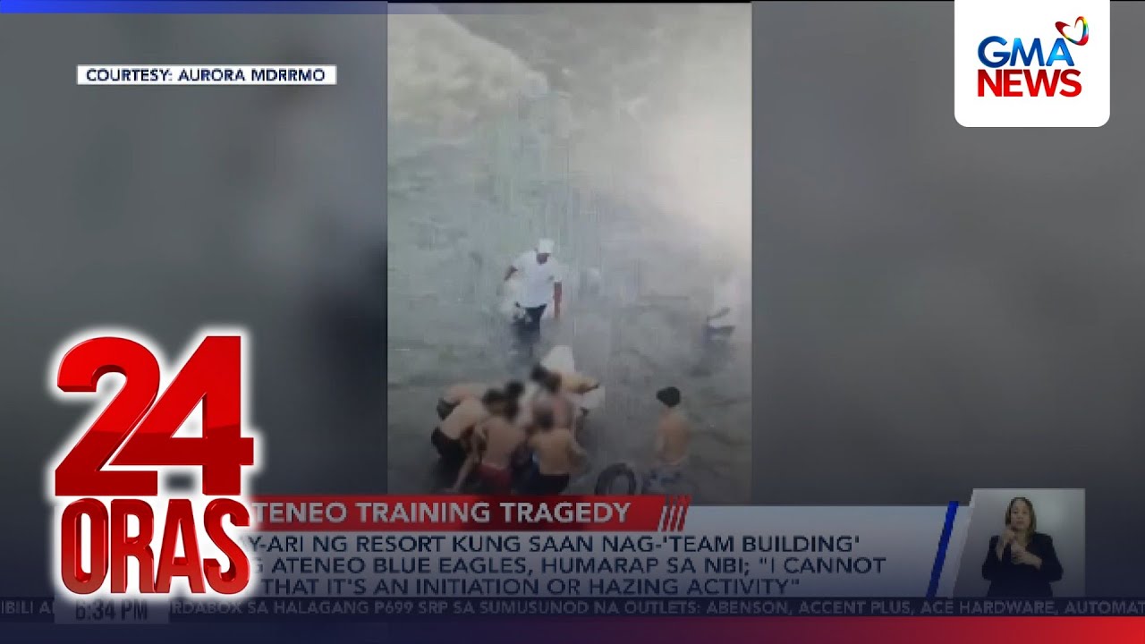 May-ari ng resort kung saan nag-&rsquo;team building&rsquo; ang Ateneo Blue Eagles, humarap sa NBI | 24 Oras