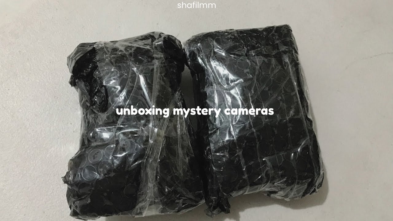 📦 unboxing mystery cameras | 100php each | shafilmm