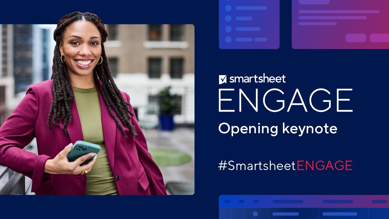 Smartsheet ENGAGE 2024 in Seattle opening keynote