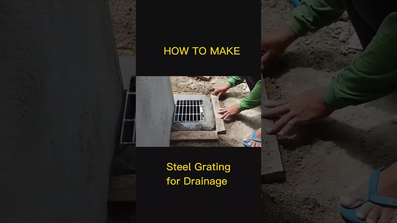 Steel Grating for drainage #house #build #construction #steel #drainagesystem