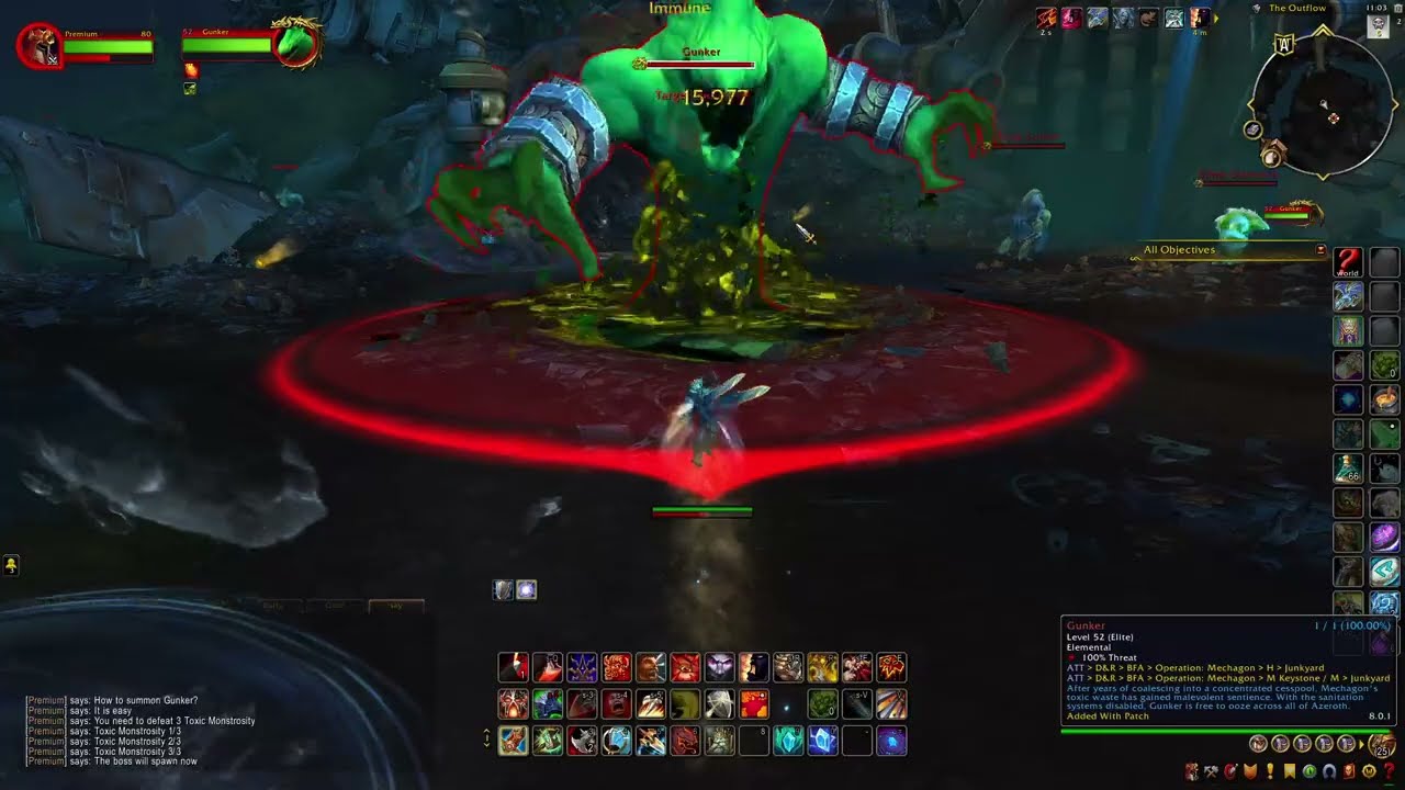 Gunker Operation Mechagon (Mythic Solo) WoW Dungeon