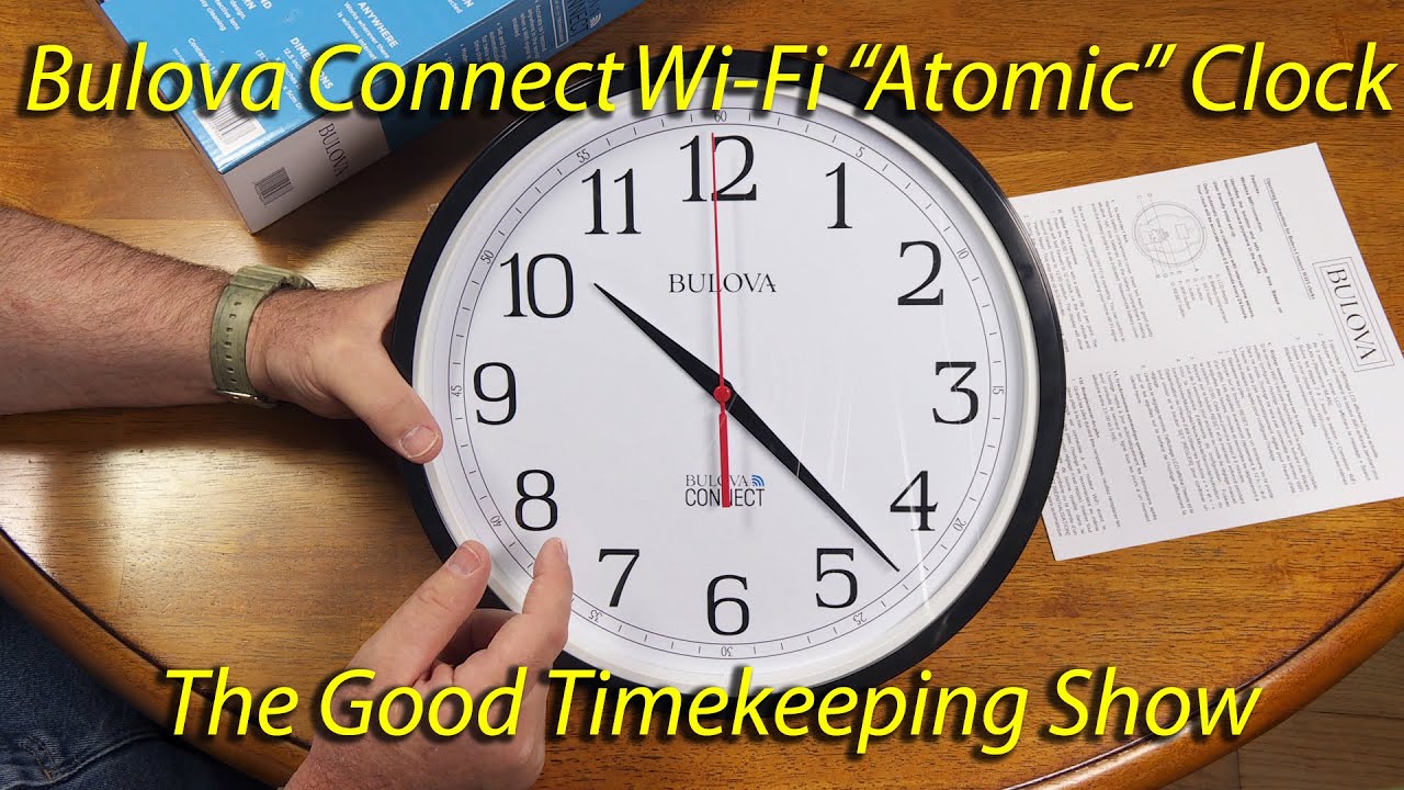 Часы Bulova Connect «Atomic» с функцией WiFi, которые можно использовать там, где недоступен прие...