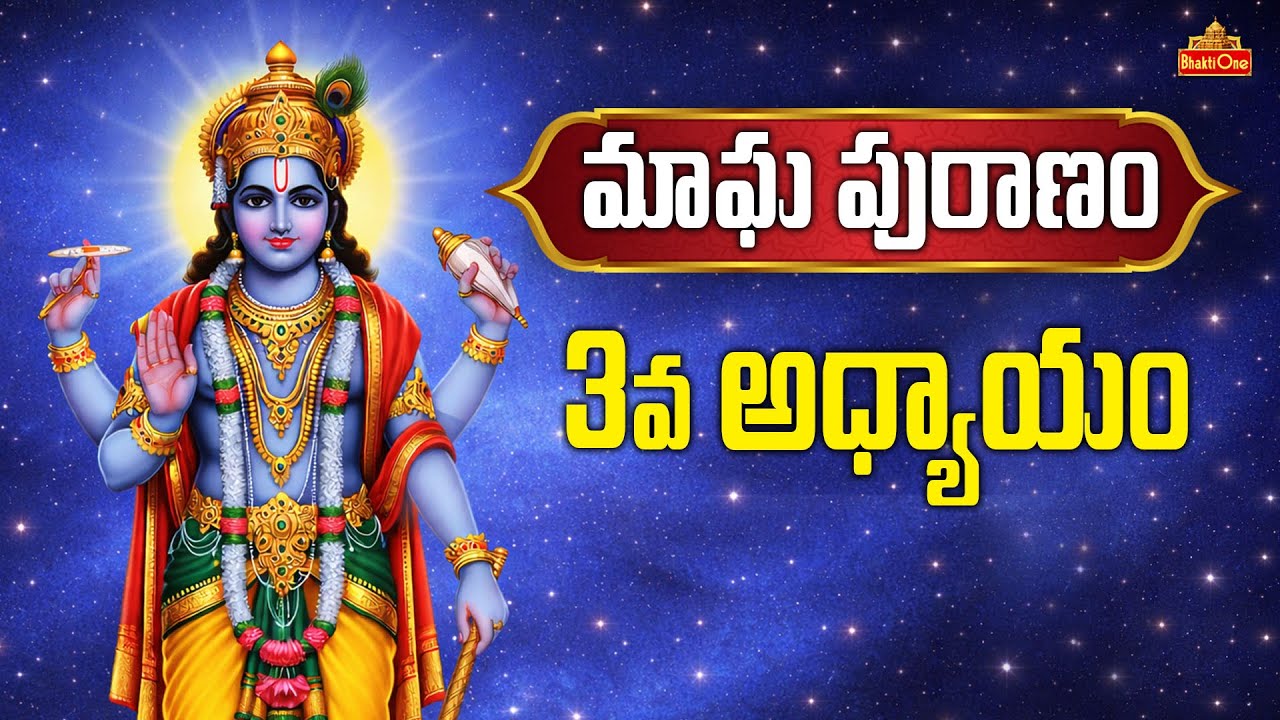 మాఘ పురాణం | Magha Puranam Day - 3 | Magha Puranam Stories in Telugu | Magha Masam 2026 | BhaktiOne