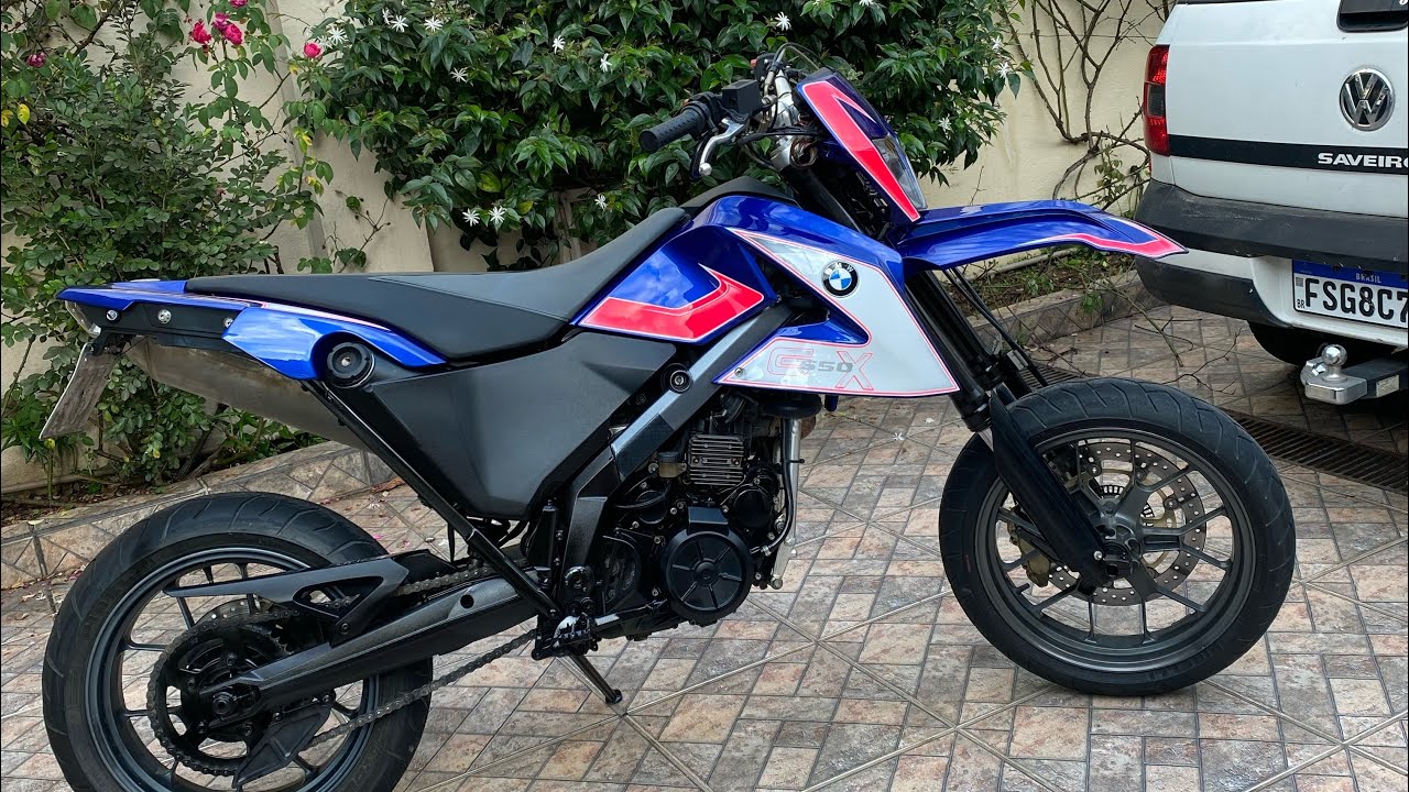 A NOVA COR DA BMW G650X SUPERMOTO